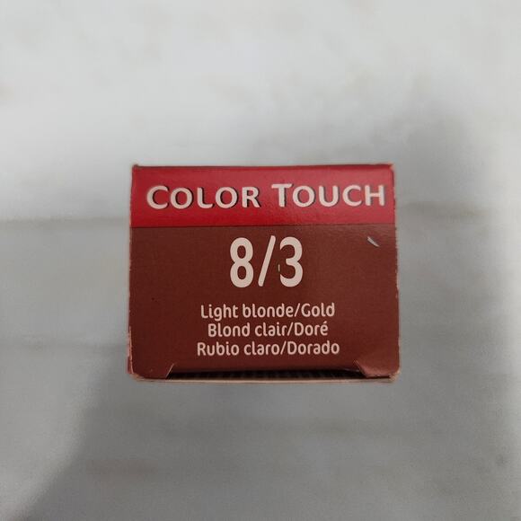 Wella Color Touch 8/3 Light Blonde/Gold Blonde‎ Demi-permanent Hair Color 2oz - Picture 2 of 5